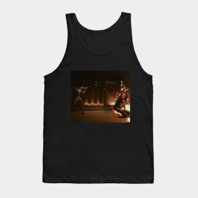 Johnny Silverhand Tank Top by Jeck